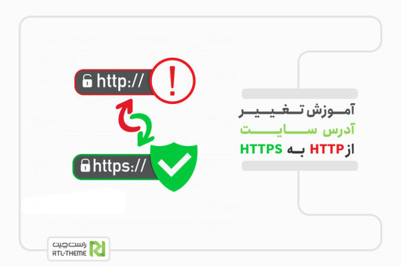 آموزش تغییر http به https - راست چین
