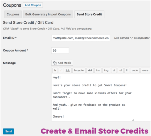 افزونه Woocommerce Smart Coupons | افزونه کوپن های هوشمند ووکامرس