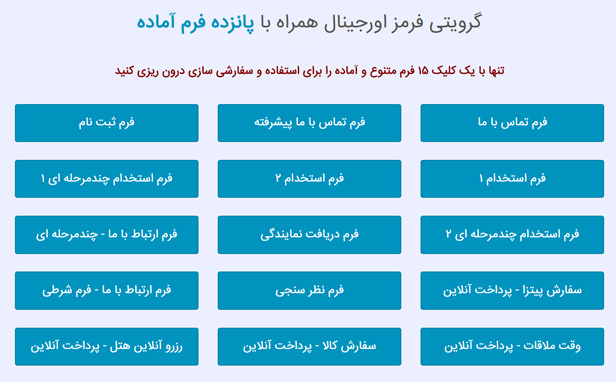افزونه Gravity Forms | فرم ساز گراویتی فرمز
