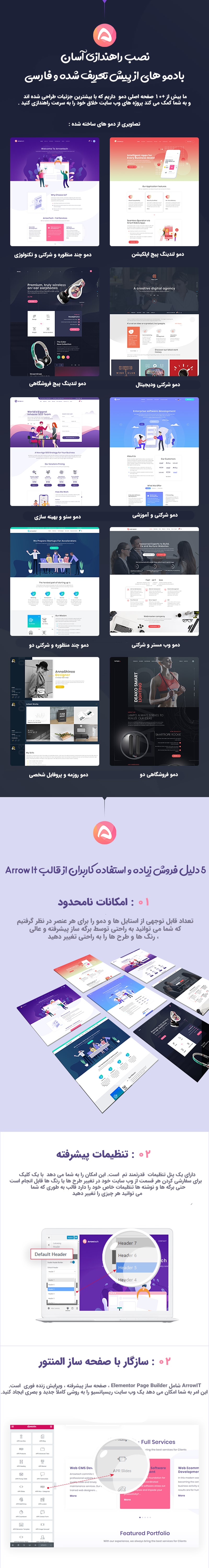 خرید قالب ArrowIT