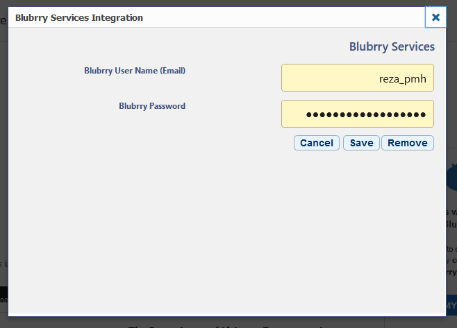 ایمیل و رمز عبور حساب میزبانی Blubrry 