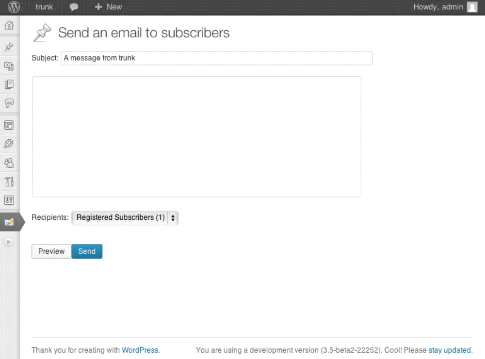 Subscribe2 از جمله بهترین افزونه ایمیل مارکتینگ
