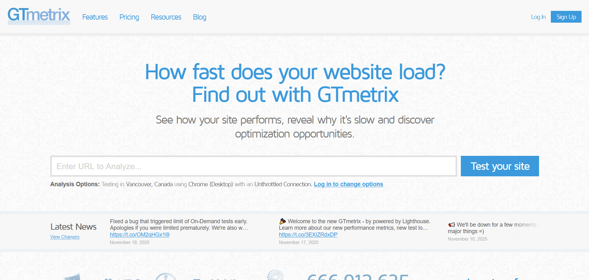 GTmetrix ابزار بررسی سرعت سایت