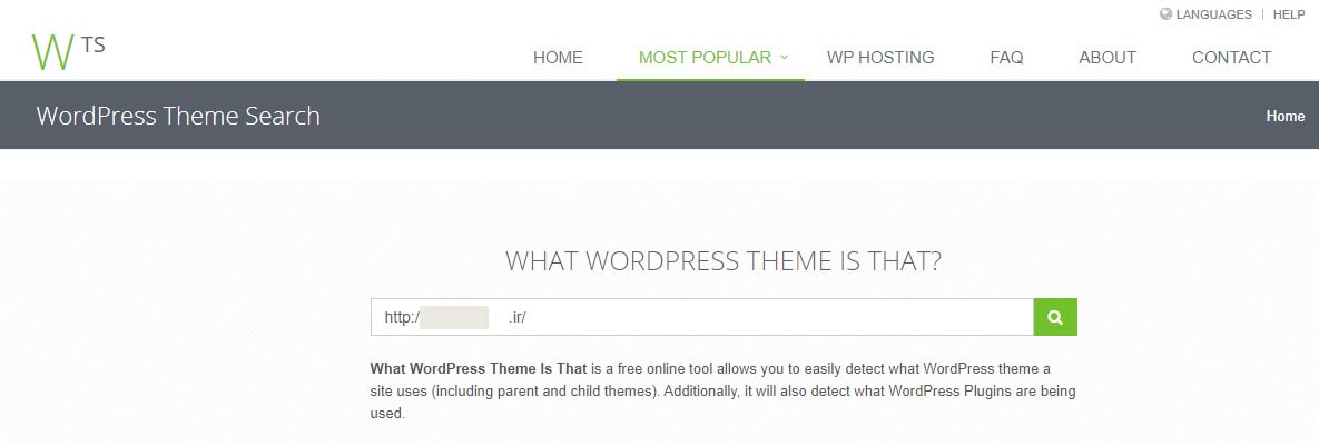 What WP Theme Is That