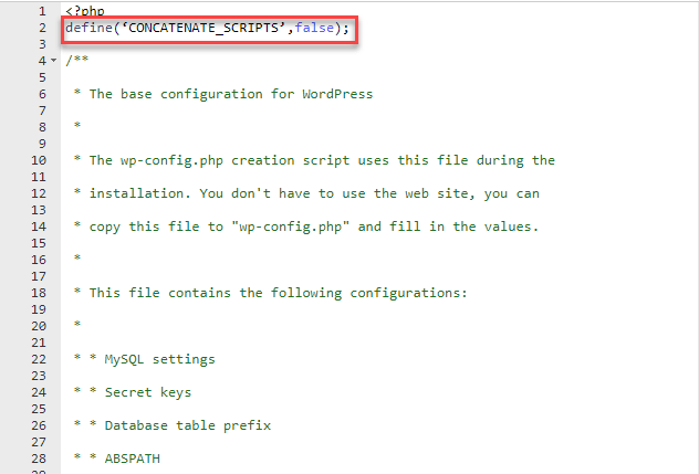 تغییر فایل wp-config.php برای رفع مشکلات ویرایشگر کلاسیک وردپرس