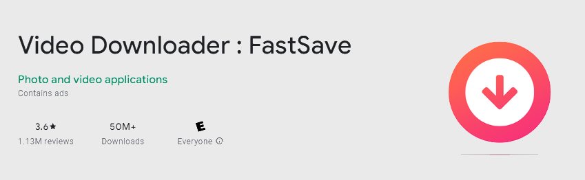 اپلیکیشن دانلود از اینستاگرام FastSave