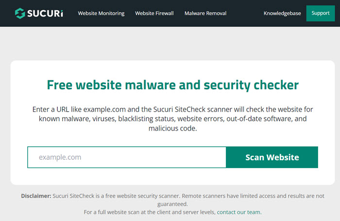 سایت secury برای امنیت سایت