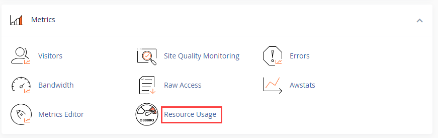 بهینه سازی سایت در سی پنل از طریق Resource Usage